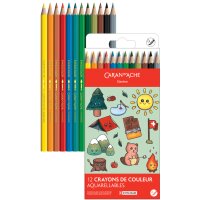 CARAN DACHE Crayons de couleur SWISSCOLOR KAWAII Swiss
