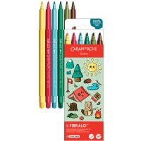 CARAN DACHE Fasermaler FIBRALO KAWAII Swiss, 6er Set