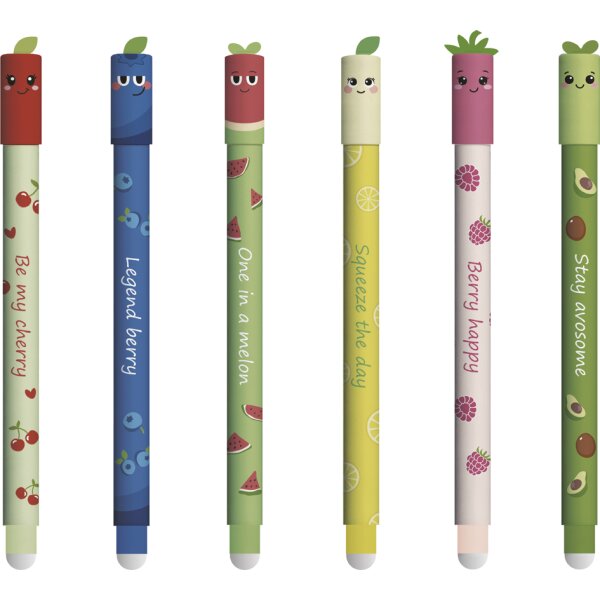 EBERHARD FABER Gelschreiber Fruity Erase it!, 36er Display
