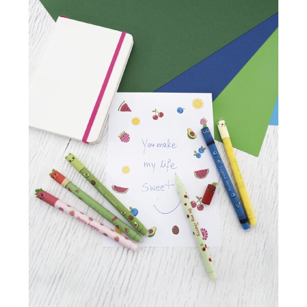 EBERHARD FABER Gelschreiber Fruity Erase it!, 36er Display