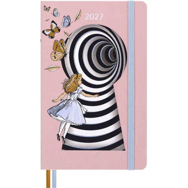 MOLESKINE Buchkalender "Alice im Wunderland", 2027,Hardcover
