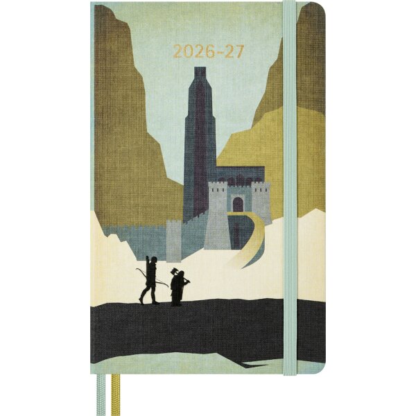MOLESKINE Buchkalender "Herr der Ringe" 2026 2027, 18 Monate