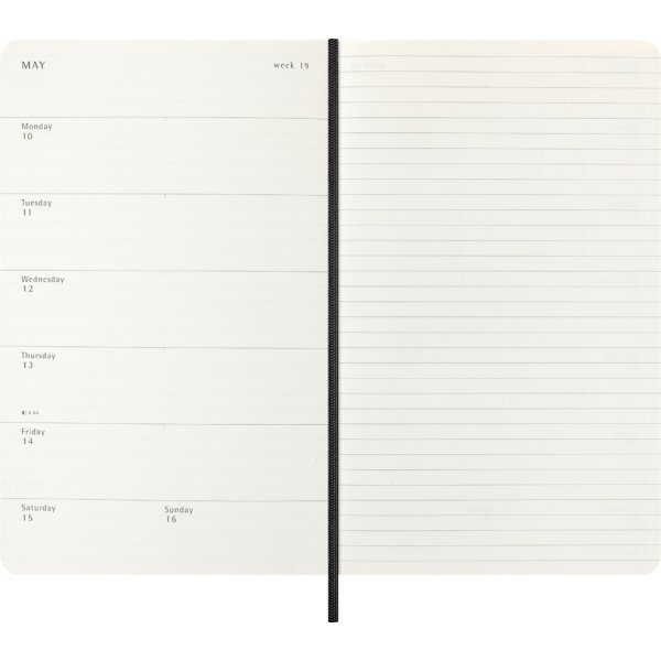 MOLESKINE Buchkalender 2027, Wochen, L A5, Softcover, gr&uuml;n