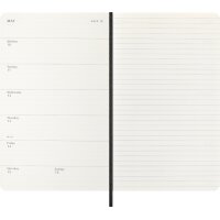 MOLESKINE Buchkalender 2027, Wochen, L A5, Softcover, grün