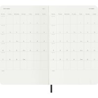 MOLESKINE Buchkalender 2027, Wochen, L A5, Softcover,schwarz