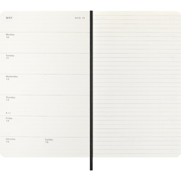 MOLESKINE Buchkalender 2026 2027, 18 Monate, L A5, blau