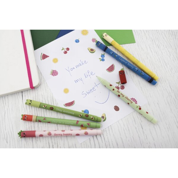 EBERHARD FABER Gelschreiber Fruity Erase it! Himbeere