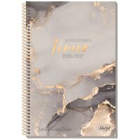 Häfft Schulstuff Schülerkalender Grey Marble,...