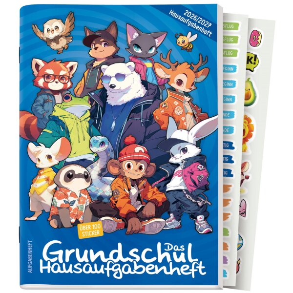H&auml;fft Lernfreunde Grundschul-Hausaufgabenheft Rasselbande