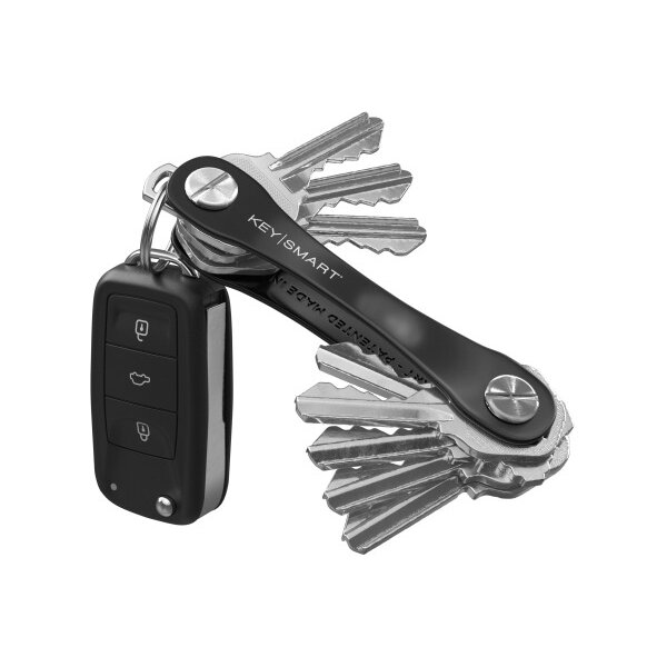 KEYSMART Orginal Key Holder KS019-BLK Black, 8 Keys