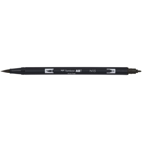 Tombow Doppelfasermaler "ABT DUAL BRUSH PEN", process yellow
