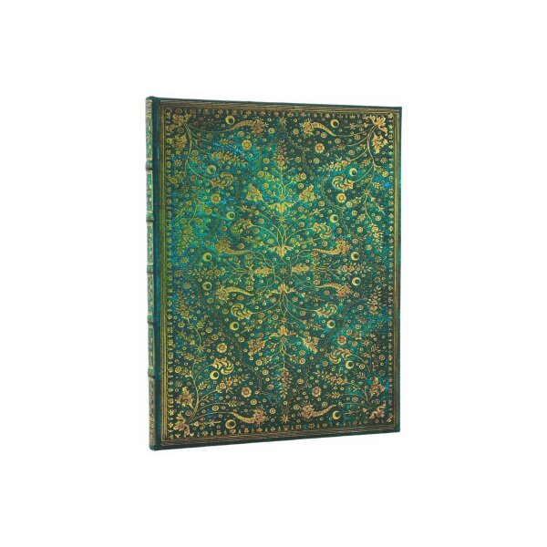 PAPERBLANKS Notizbuch blanco Ultra PB1314-4 Smaragdblume 72 Blatt