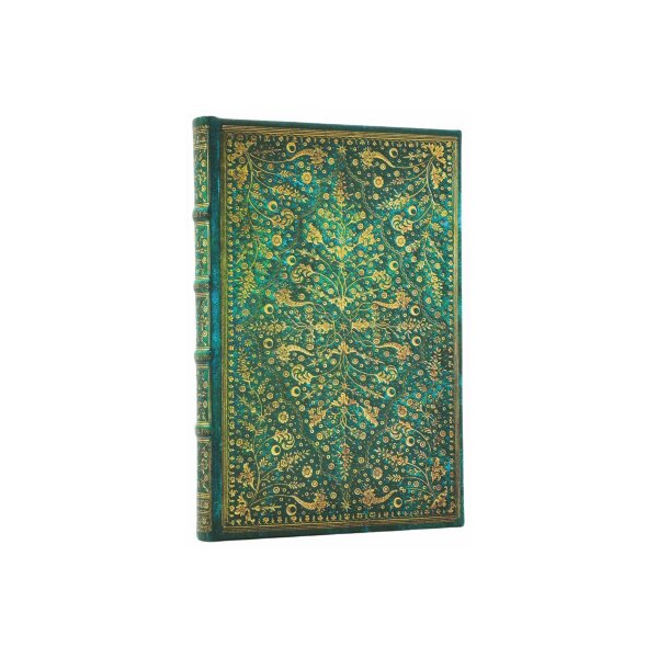PAPERBLANKS Notizbuch liniert Mini PB1317-5 Smaragdblume 88 Blatt