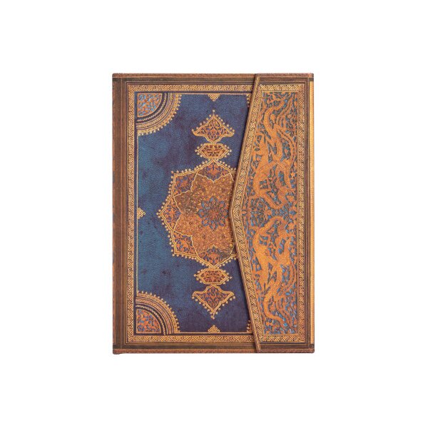 PAPERBLANKS Notizbuch liniert Midi PB8199-9 Safawidisch Indigo 72 Blatt