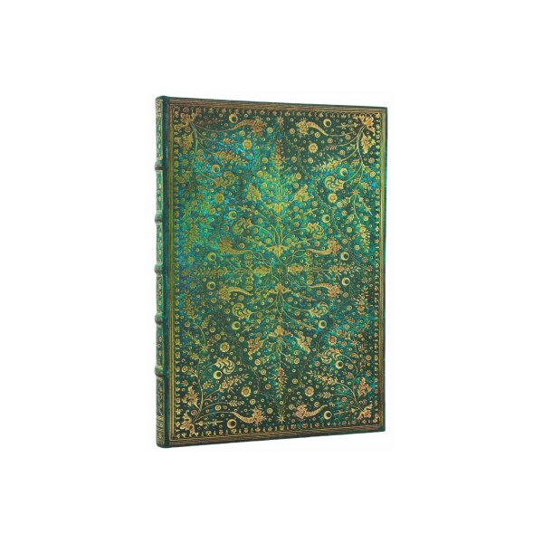 PAPERBLANKS Notizbuch blanco Grande PB1312-0 Smaragdblume 120 Blatt