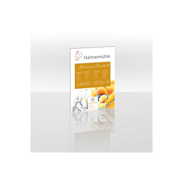 HAHNEM&Uuml;HLE Skizzen-/Pastellblock A4 10628545 Hadern, 130g 30 Blatt