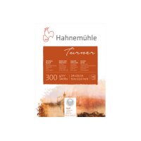 HAHNEMÜHLE Aquarellblock Turner 24x32cm 10628135...