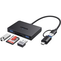 UGREEN 4in1 Card Reader 45167 USB-C3.0&USB-A 3.0,SD,TF