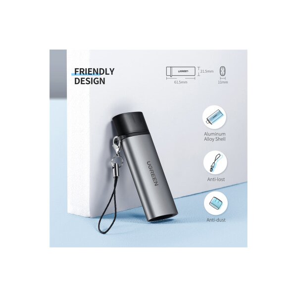 UGREEN Dual Card Reader USB-C 3.0 50704 SD,TF,BB