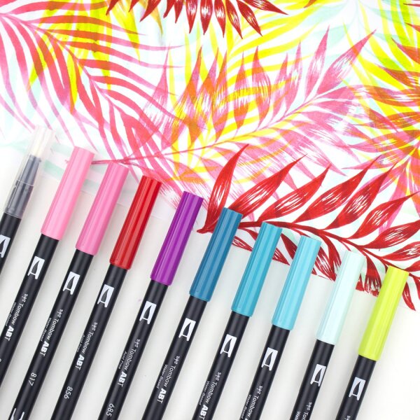 Tombow Doppelfasermaler "ABT DUAL BRUSH PEN", mint