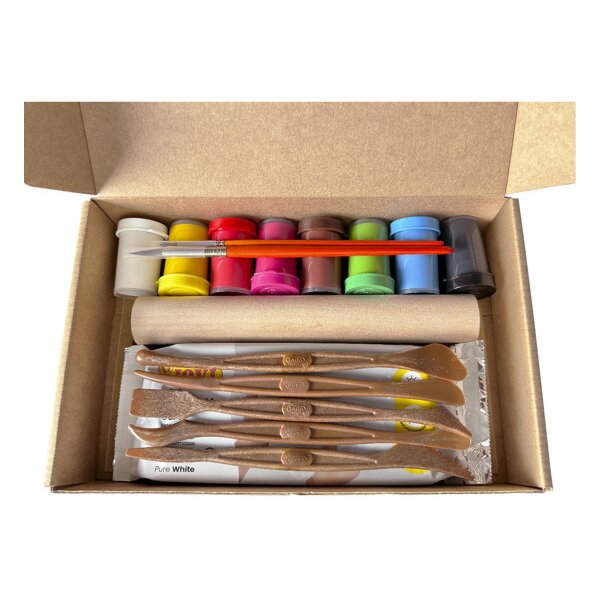 JOVI DIY T&ouml;pferset 512002707 Kerzen-Set 9-teilig