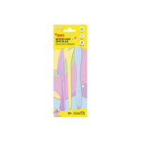 JOVI Spatules pour modeler 3 pièces 510000099 pastel