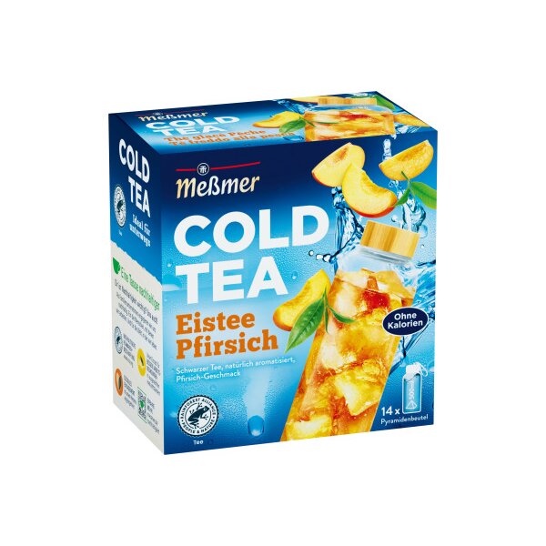 MESSMER Cold Tea Ice Tea Pfirsich 10713400 Beutel 2.75g, 14 Stk.