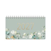 Häfft Tischkalender pocket "Minty Leaves",...