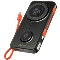 LogiLink Powerbank magnétique, 10.000 mAh,...