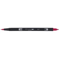 Tombow Doppelfasermaler "ABT DUAL BRUSH PEN", port red