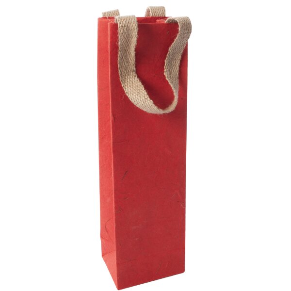 sigel Sac cadeau pour bouteille Red Coco, rouge