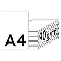 PRO-DESIGN Farblaserpapier hochweiss A4 90g - 1 Karton (2500 Blatt)