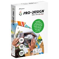 PRO-DESIGN Papier Laser couleur extra blanc A4 160g - 1...