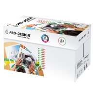 PRO-DESIGN Papier Laser couleur extra blanc A3 200g - 1...