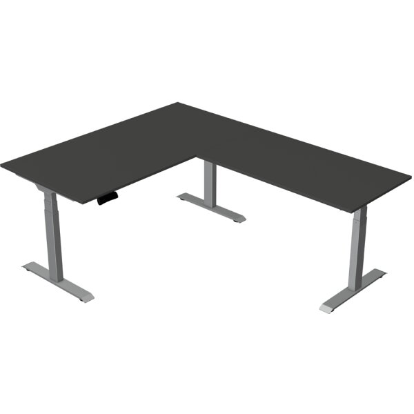 kerkmann Sitz-Steh-Schreibtisch Move New Base mit Anbau