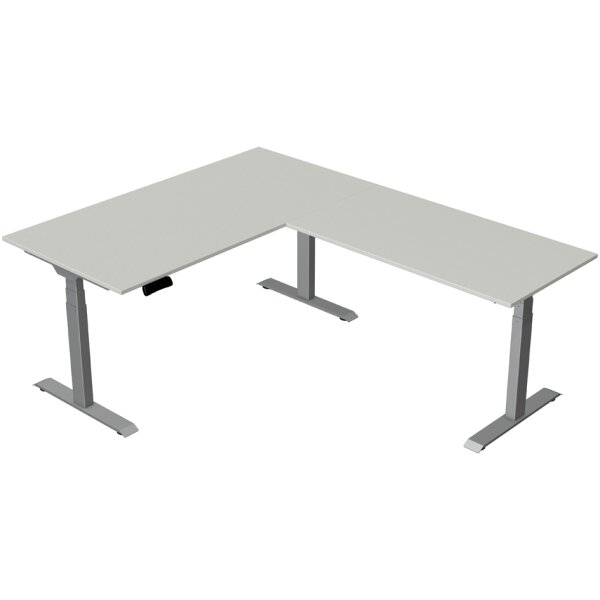 kerkmann Sitz-Steh-Schreibtisch Move New Base mit Anbau