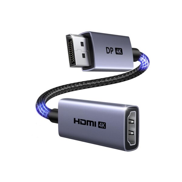 UGREEN Cable DisplayPort to HDMI 95418 4K Cable 0.2m