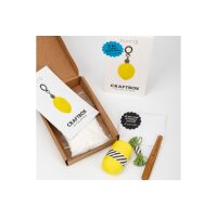 SUNRI Häkelset Schlüsselanhänger DIY611 Lemon