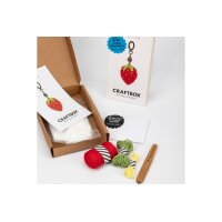 SUNRI Kit de crochet Porte-clés DIY610 Strawberry