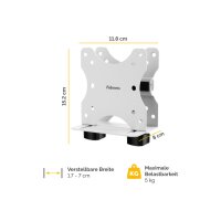 FELLOWES Vesa Thin Client Halterung 100136874 Weiss