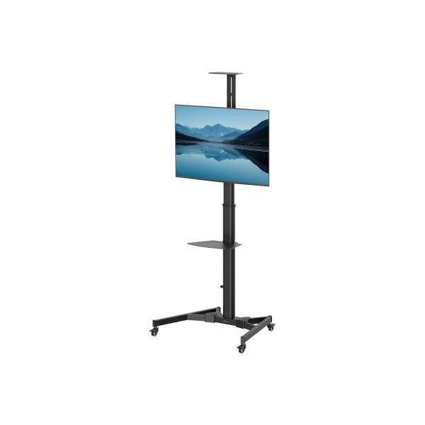 FELLOWES Mobiler TV-St&auml;nder 100136877 Schwarz