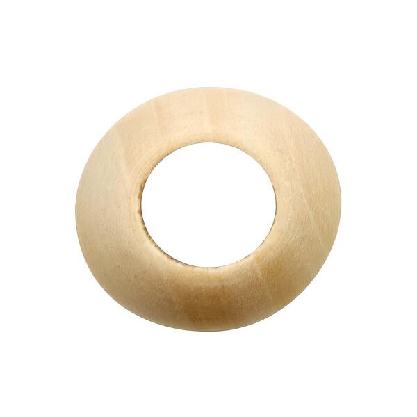 GLOREX Grossloch Holzkugel 25mm 61657302 natur 8 St&uuml;ck