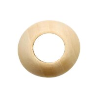 GLOREX Grossloch Holzkugel 25mm 61657302 natur 8 Stück