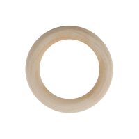 GLOREX Holzring 50x8mm 61658003 natur 4 Stück