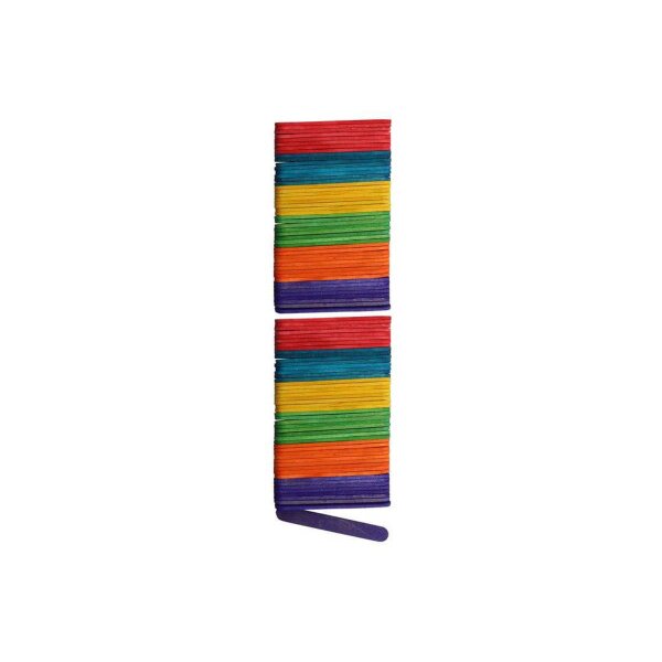 GLOREX Bastelh&ouml;lzer 8x65mm 62200910 assortiert 100 St&uuml;ck
