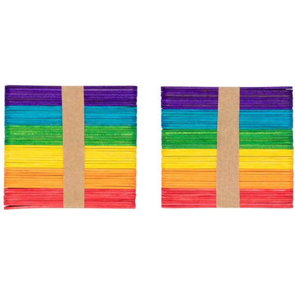 GLOREX Bastelh&ouml;lzer 10x114mm 62200911 assortiert 100 St&uuml;ck