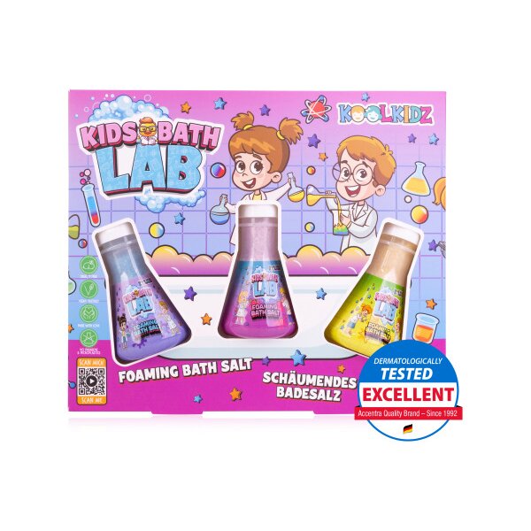 KOOLKIDZ Badesalz-Set 3x80g 6062966 schäumendes Badesalz