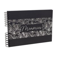 EXACOMPTA Spiralalbum Titane 32x22cm 16493E Schwarz 50 Seiten
