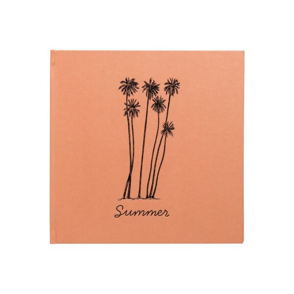 EXACOMPTA Fotoalbum Summertime 25x25cm 16346E Orange 30 Seiten