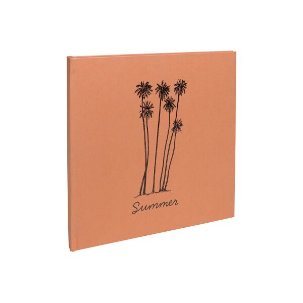EXACOMPTA Fotoalbum Summertime 25x25cm 16346E Orange 30 Seiten
